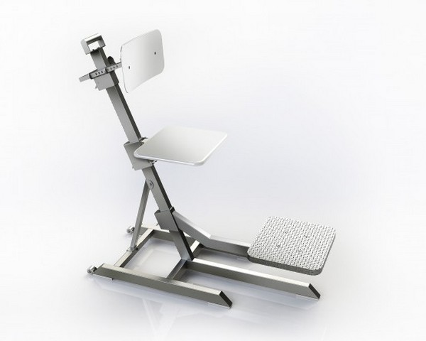 Cadeira ergonômica inox